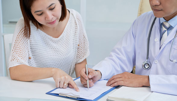 Consultation and planning for egg freezing treatment