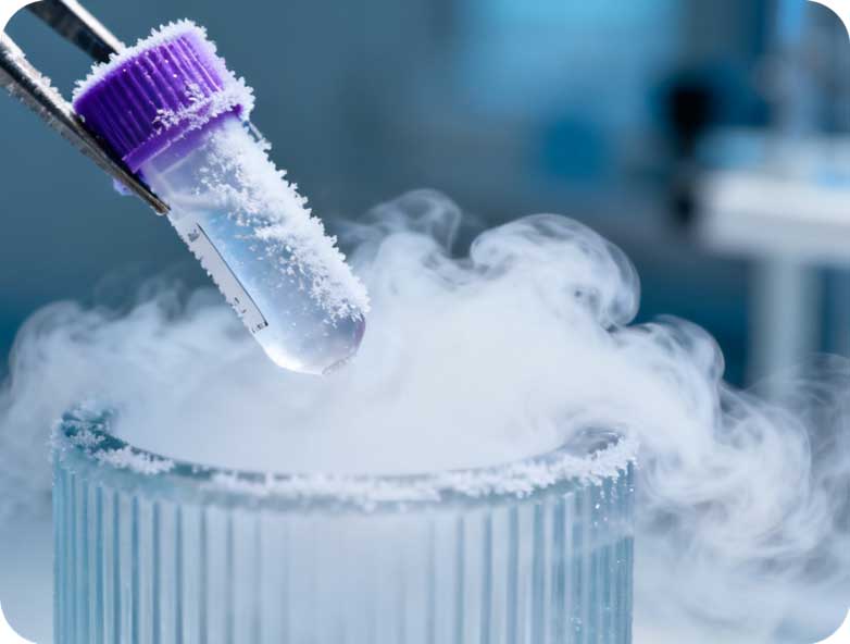 Dr Seng providing an embryo freezing consultation at Seng's OG Clinic in Singapore