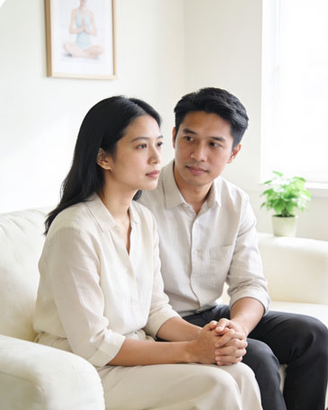 Couple consulting a fertility specialist about recurrent implantation failure